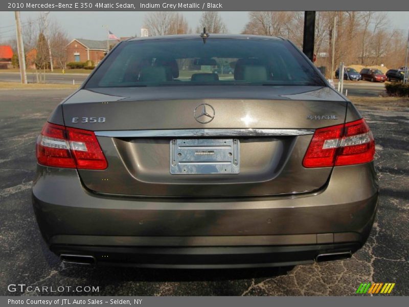 Indium Grey Metallic / Black 2010 Mercedes-Benz E 350 4Matic Sedan