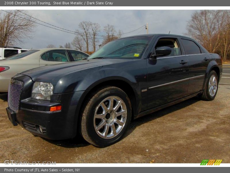 Steel Blue Metallic / Dark Slate Gray 2008 Chrysler 300 Touring