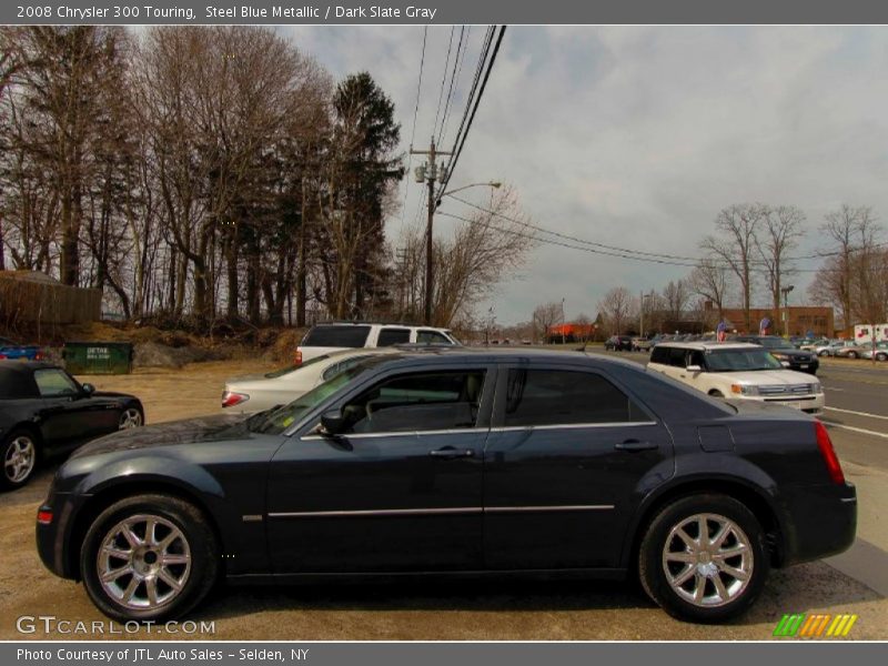 Steel Blue Metallic / Dark Slate Gray 2008 Chrysler 300 Touring