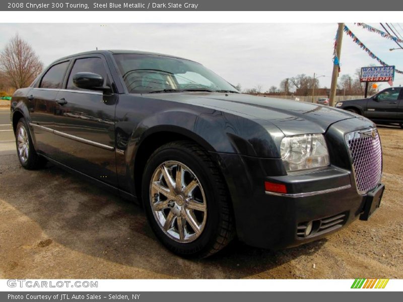Steel Blue Metallic / Dark Slate Gray 2008 Chrysler 300 Touring