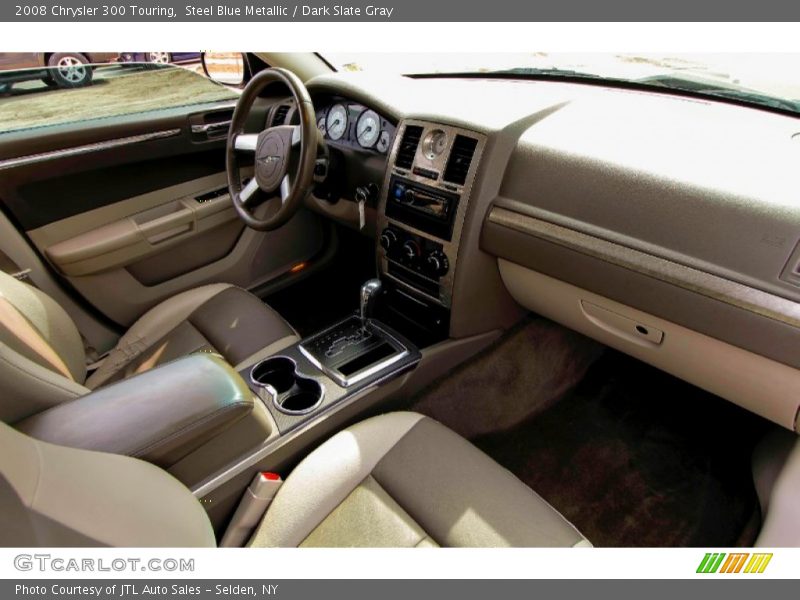 Steel Blue Metallic / Dark Slate Gray 2008 Chrysler 300 Touring