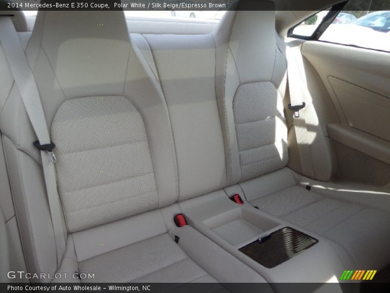 Polar White / Silk Beige/Espresso Brown 2014 Mercedes-Benz E 350 Coupe