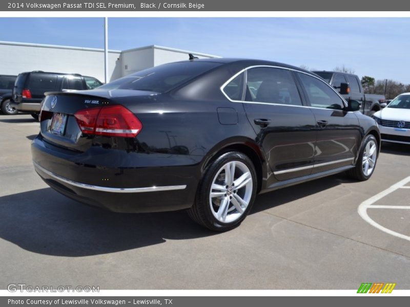 Black / Cornsilk Beige 2014 Volkswagen Passat TDI SEL Premium