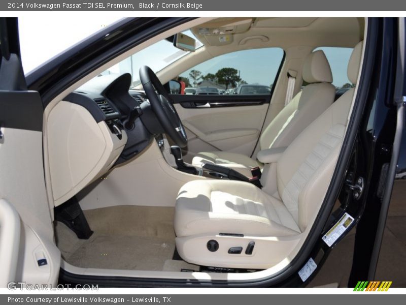 Black / Cornsilk Beige 2014 Volkswagen Passat TDI SEL Premium