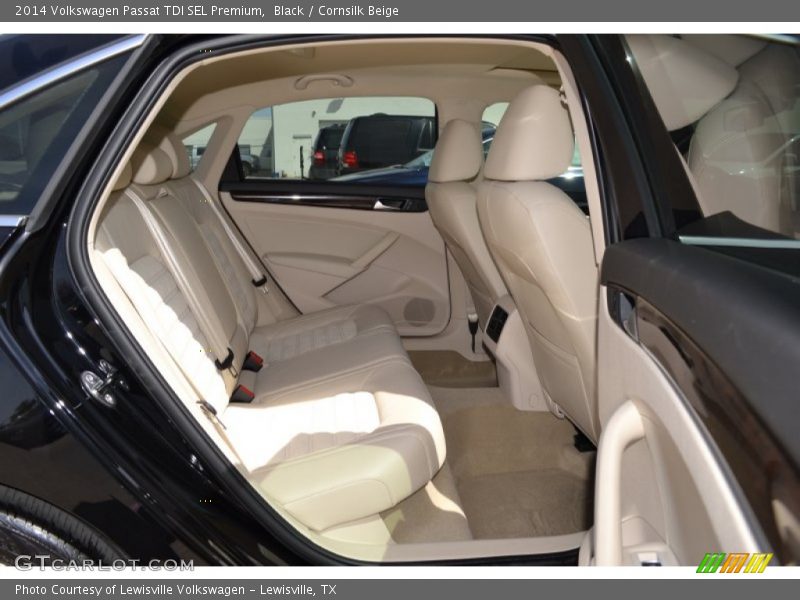 Black / Cornsilk Beige 2014 Volkswagen Passat TDI SEL Premium
