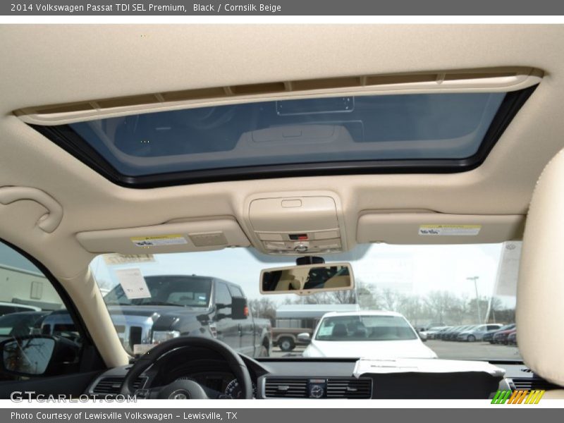 Black / Cornsilk Beige 2014 Volkswagen Passat TDI SEL Premium