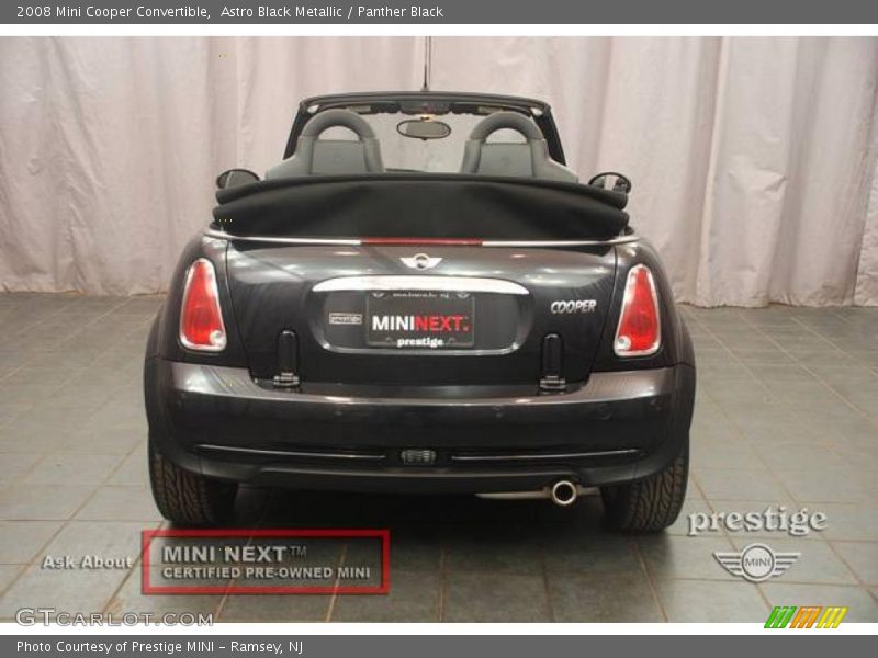 Astro Black Metallic / Panther Black 2008 Mini Cooper Convertible