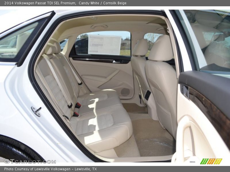 Candy White / Cornsilk Beige 2014 Volkswagen Passat TDI SEL Premium