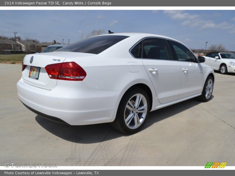 Candy White / Cornsilk Beige 2014 Volkswagen Passat TDI SE