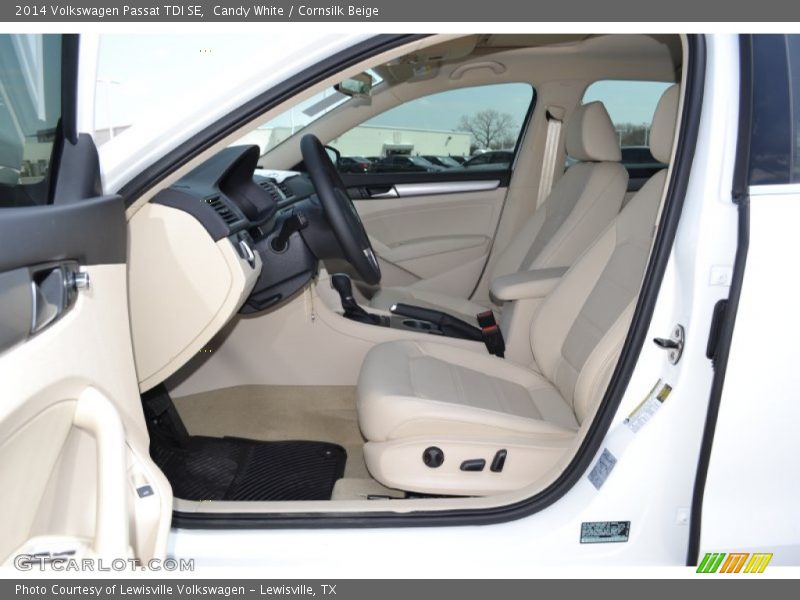 Candy White / Cornsilk Beige 2014 Volkswagen Passat TDI SE