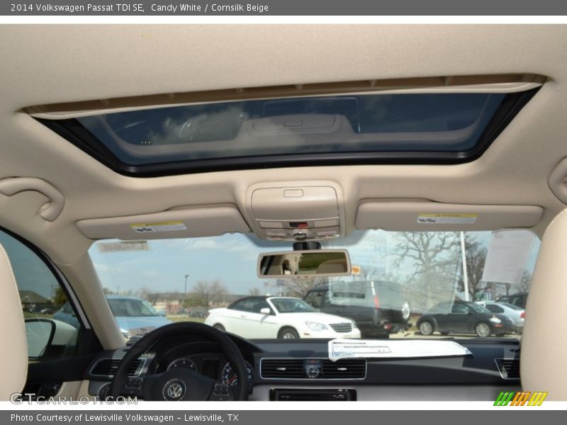 Candy White / Cornsilk Beige 2014 Volkswagen Passat TDI SE