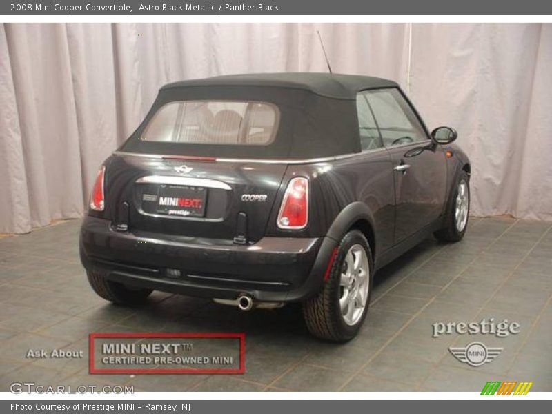 Astro Black Metallic / Panther Black 2008 Mini Cooper Convertible
