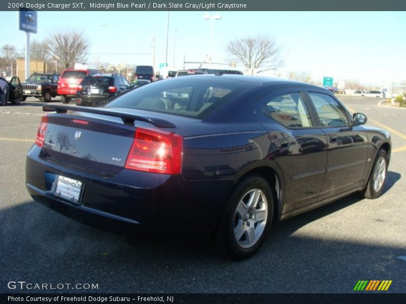 Midnight Blue Pearl / Dark Slate Gray/Light Graystone 2006 Dodge Charger SXT