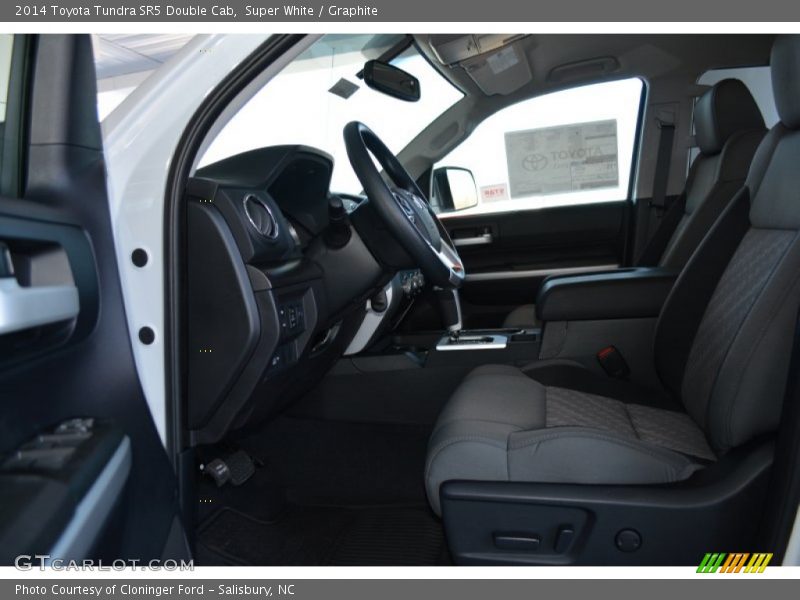 Super White / Graphite 2014 Toyota Tundra SR5 Double Cab