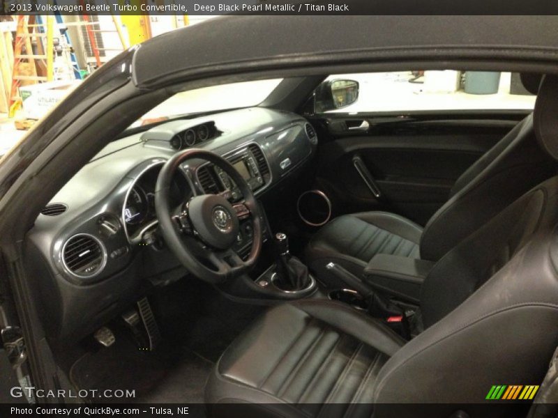  2013 Beetle Turbo Convertible Titan Black Interior