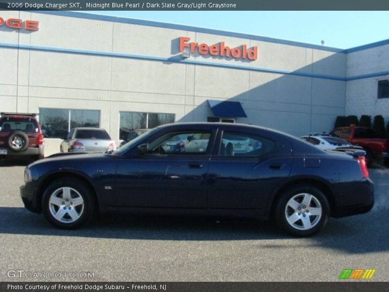 Midnight Blue Pearl / Dark Slate Gray/Light Graystone 2006 Dodge Charger SXT