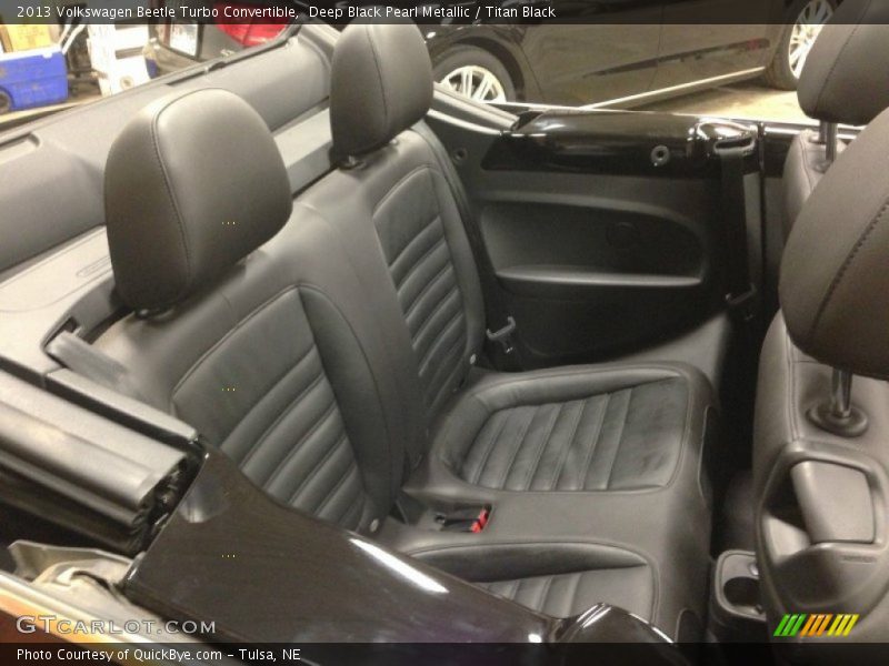 Deep Black Pearl Metallic / Titan Black 2013 Volkswagen Beetle Turbo Convertible