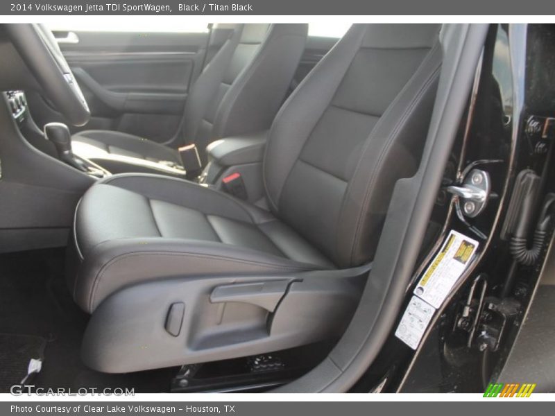 Black / Titan Black 2014 Volkswagen Jetta TDI SportWagen
