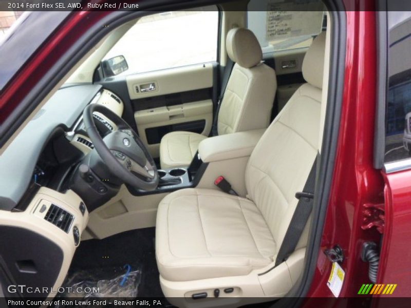  2014 Flex SEL AWD Dune Interior