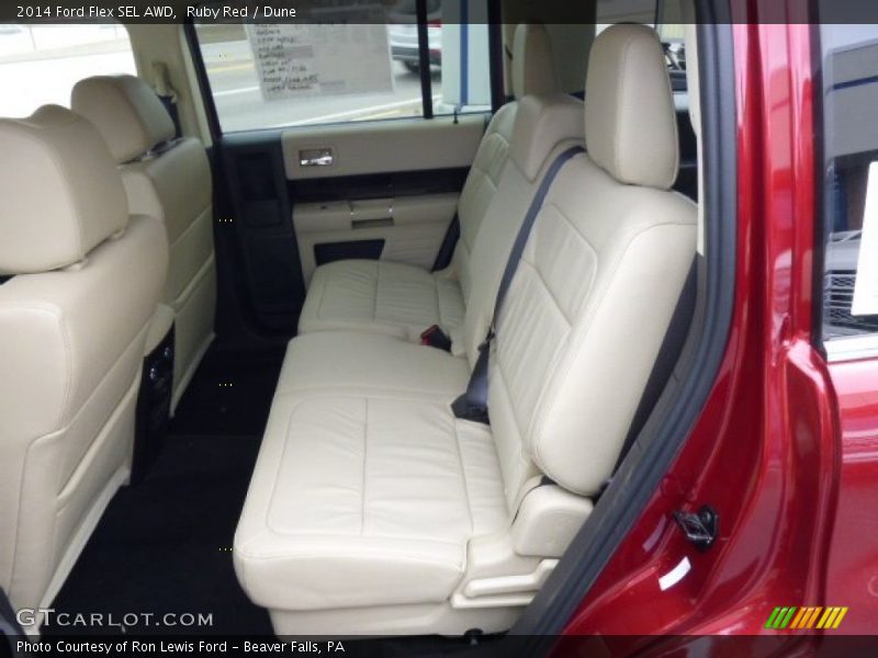 Rear Seat of 2014 Flex SEL AWD