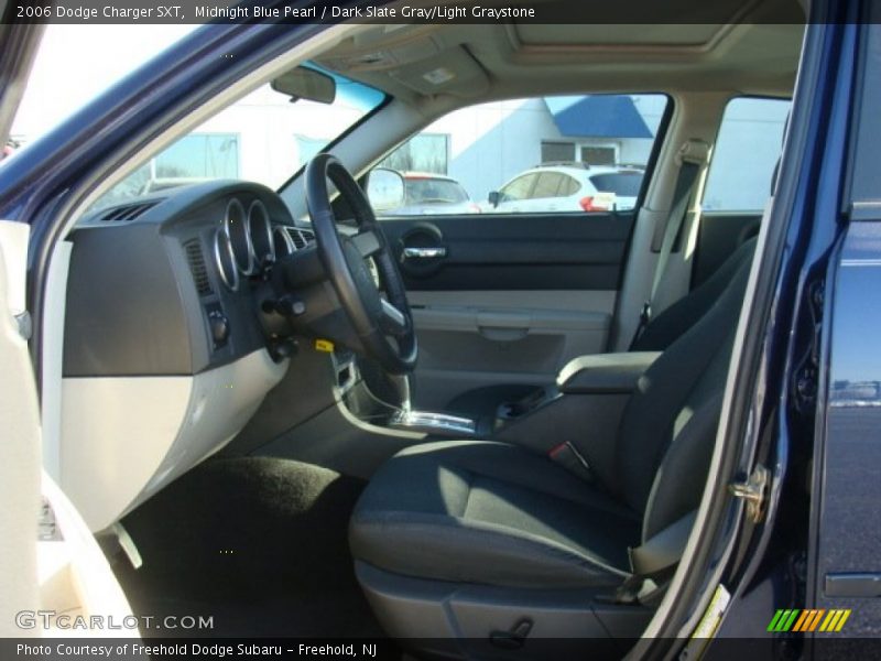 Midnight Blue Pearl / Dark Slate Gray/Light Graystone 2006 Dodge Charger SXT