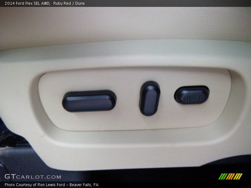 Ruby Red / Dune 2014 Ford Flex SEL AWD