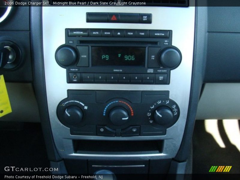 Midnight Blue Pearl / Dark Slate Gray/Light Graystone 2006 Dodge Charger SXT