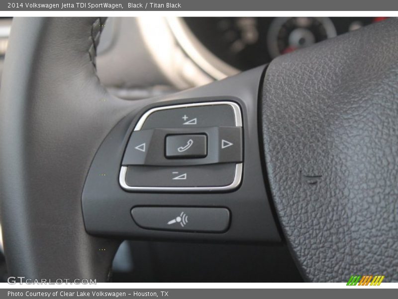 Black / Titan Black 2014 Volkswagen Jetta TDI SportWagen