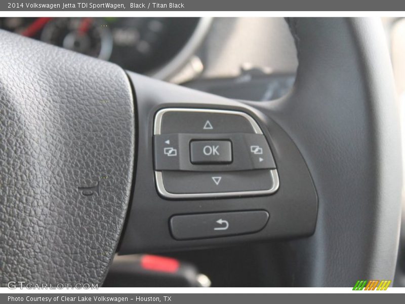 Black / Titan Black 2014 Volkswagen Jetta TDI SportWagen