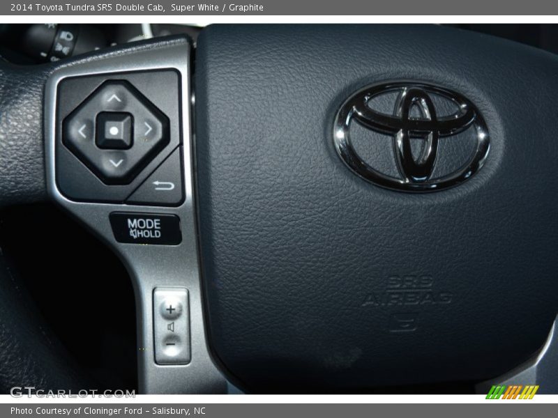 Super White / Graphite 2014 Toyota Tundra SR5 Double Cab