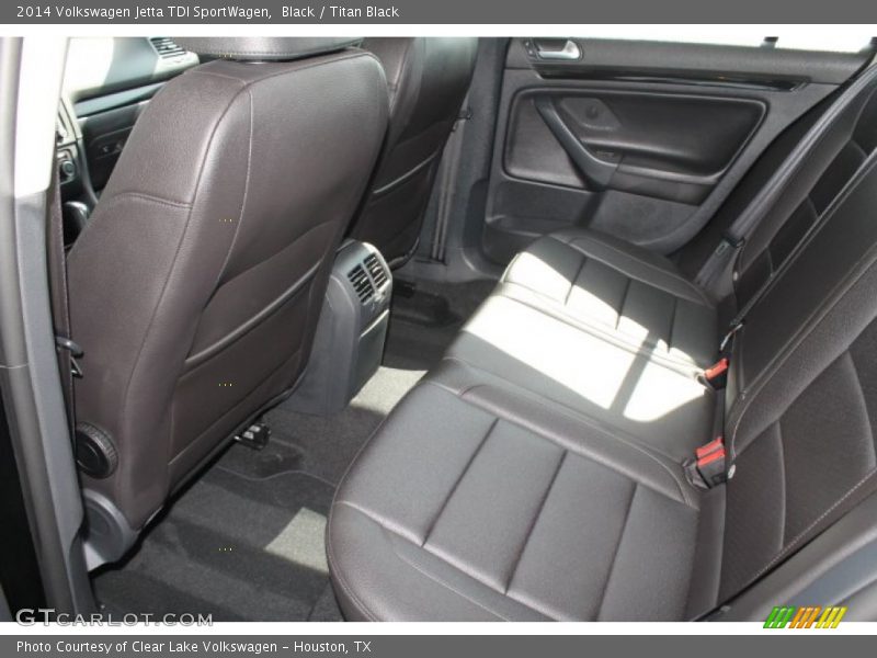 Black / Titan Black 2014 Volkswagen Jetta TDI SportWagen