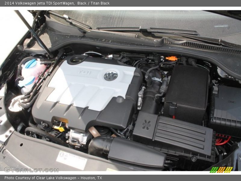 Black / Titan Black 2014 Volkswagen Jetta TDI SportWagen