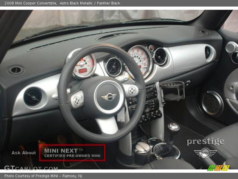 Astro Black Metallic / Panther Black 2008 Mini Cooper Convertible