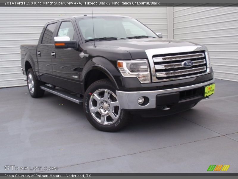 Tuxedo Black / King Ranch Chaparral/Black 2014 Ford F150 King Ranch SuperCrew 4x4