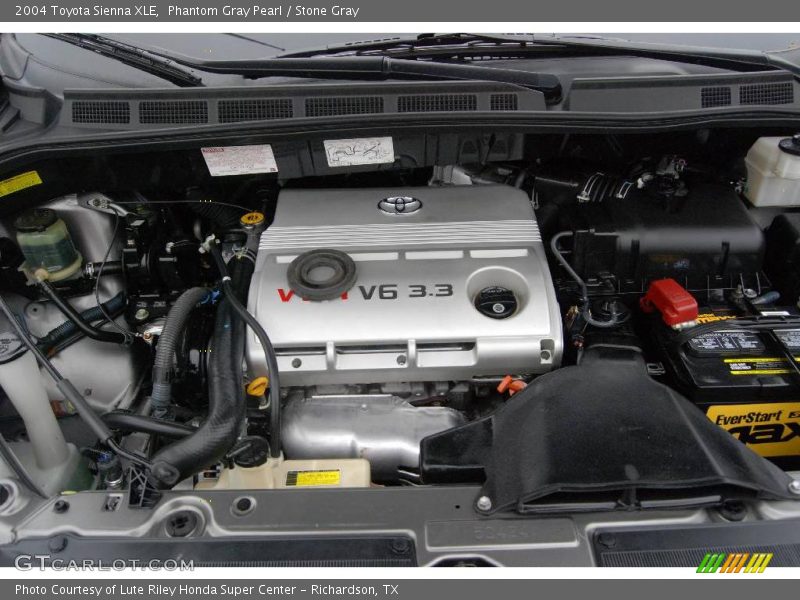 Phantom Gray Pearl / Stone Gray 2004 Toyota Sienna XLE