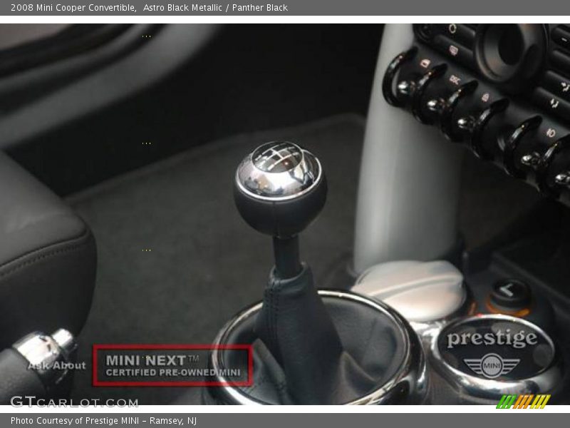 Astro Black Metallic / Panther Black 2008 Mini Cooper Convertible