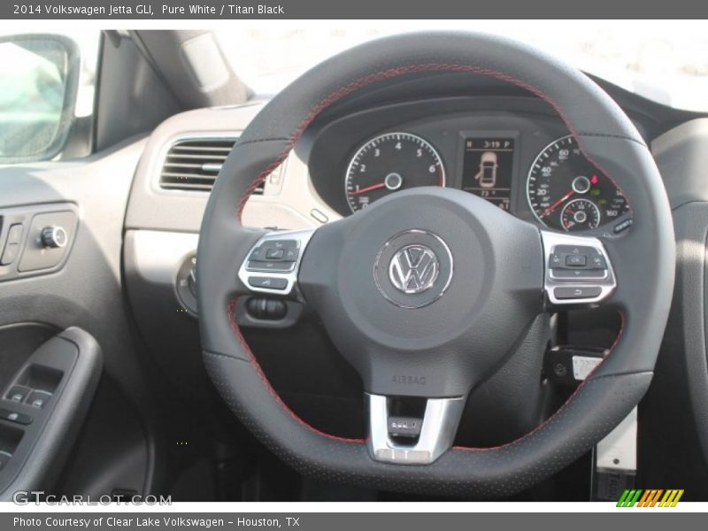 Pure White / Titan Black 2014 Volkswagen Jetta GLI
