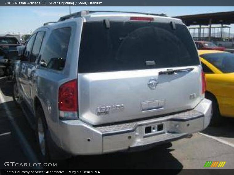 Silver Lightning / Steel/Titanium 2006 Nissan Armada SE