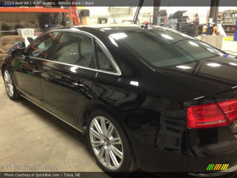 Brilliant Black / Black 2014 Audi A8 L 4.0T quattro