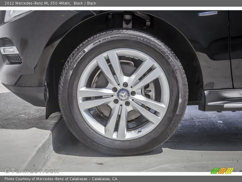 Black / Black 2012 Mercedes-Benz ML 350 4Matic