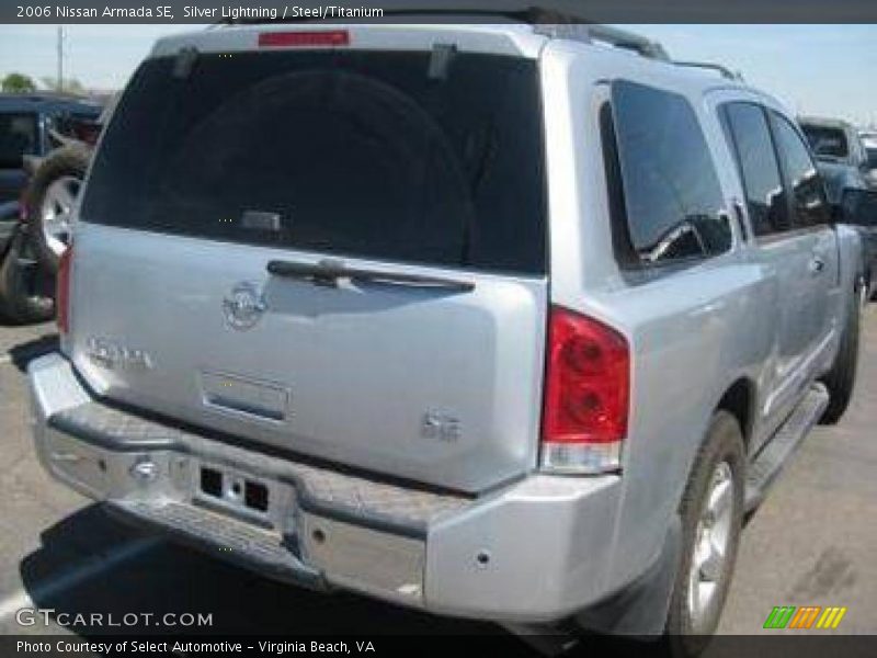 Silver Lightning / Steel/Titanium 2006 Nissan Armada SE