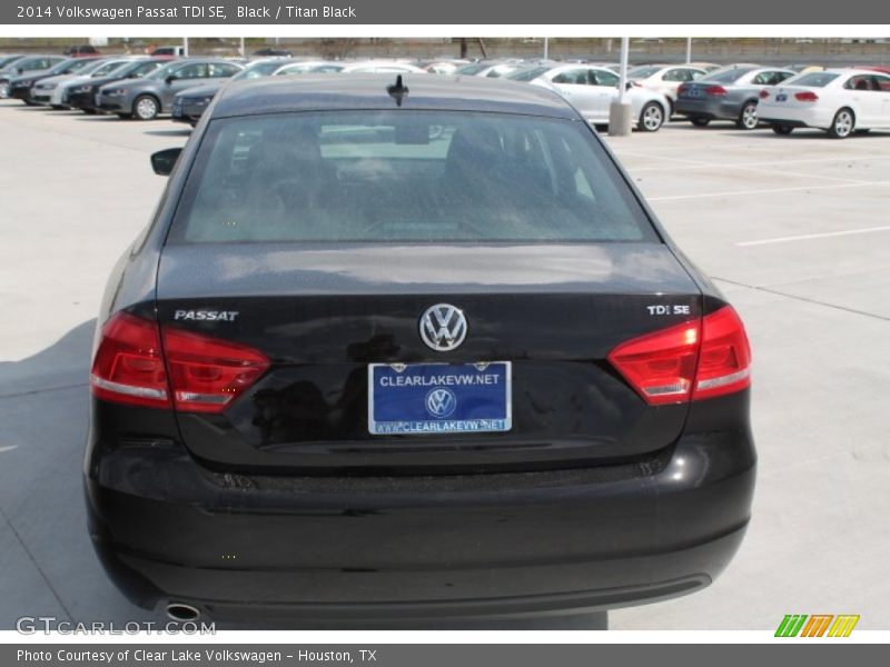 Black / Titan Black 2014 Volkswagen Passat TDI SE