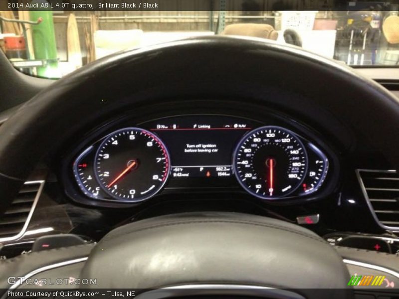 Brilliant Black / Black 2014 Audi A8 L 4.0T quattro