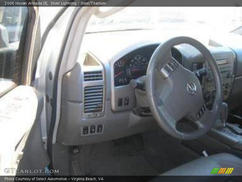 Silver Lightning / Steel/Titanium 2006 Nissan Armada SE