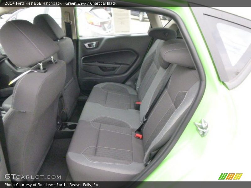 Green Envy / Charcoal Black 2014 Ford Fiesta SE Hatchback