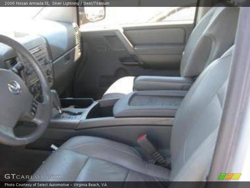 Silver Lightning / Steel/Titanium 2006 Nissan Armada SE