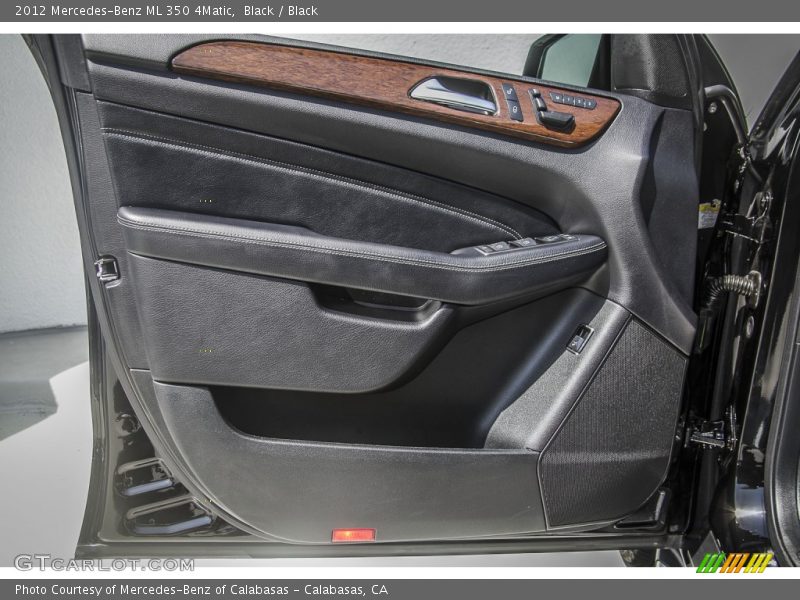 Black / Black 2012 Mercedes-Benz ML 350 4Matic
