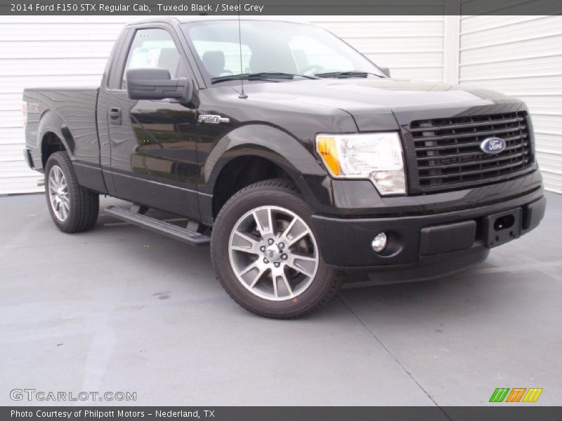 Tuxedo Black / Steel Grey 2014 Ford F150 STX Regular Cab