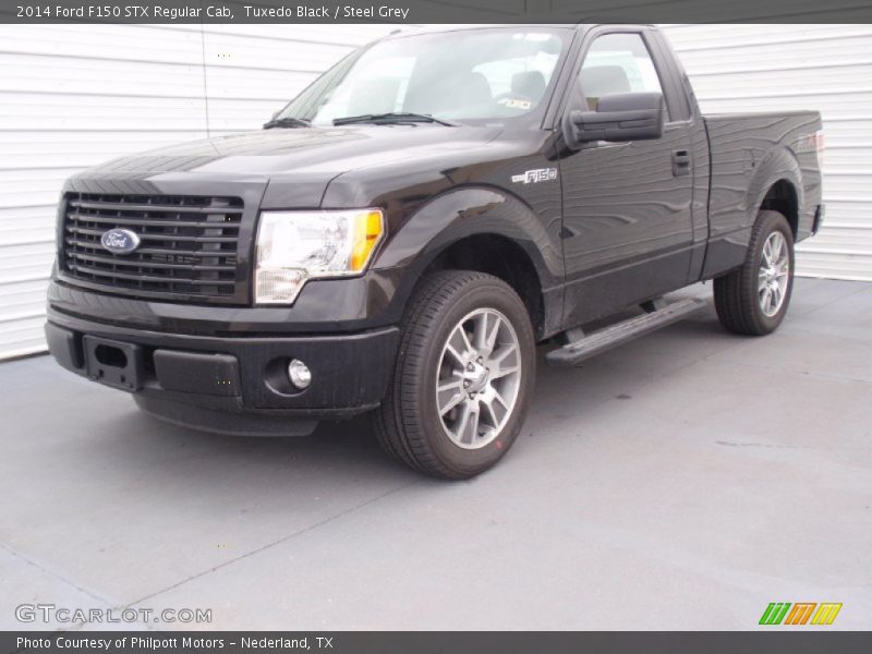 Tuxedo Black / Steel Grey 2014 Ford F150 STX Regular Cab