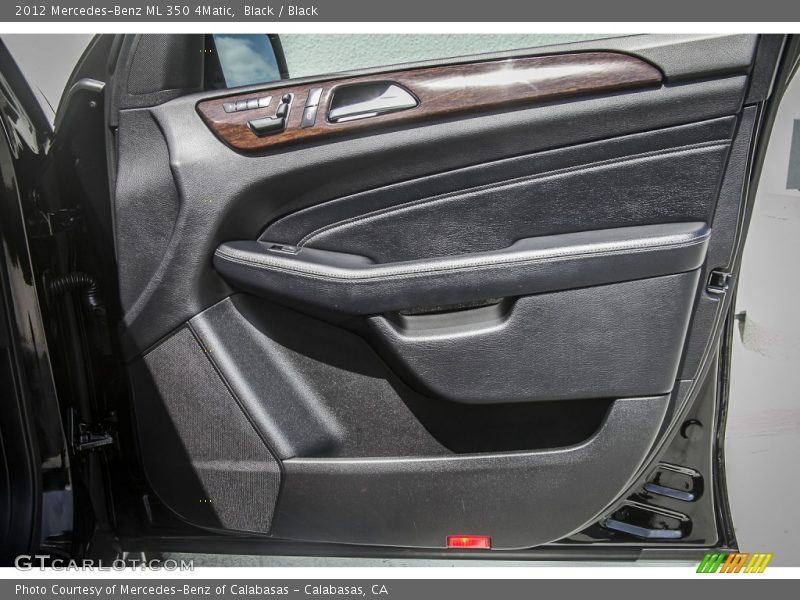 Black / Black 2012 Mercedes-Benz ML 350 4Matic